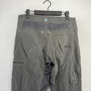 Kuhl Pants Men's 30x32 Gray Radikl Carpenter Hiking Outdoor Gorp Spellout Logo